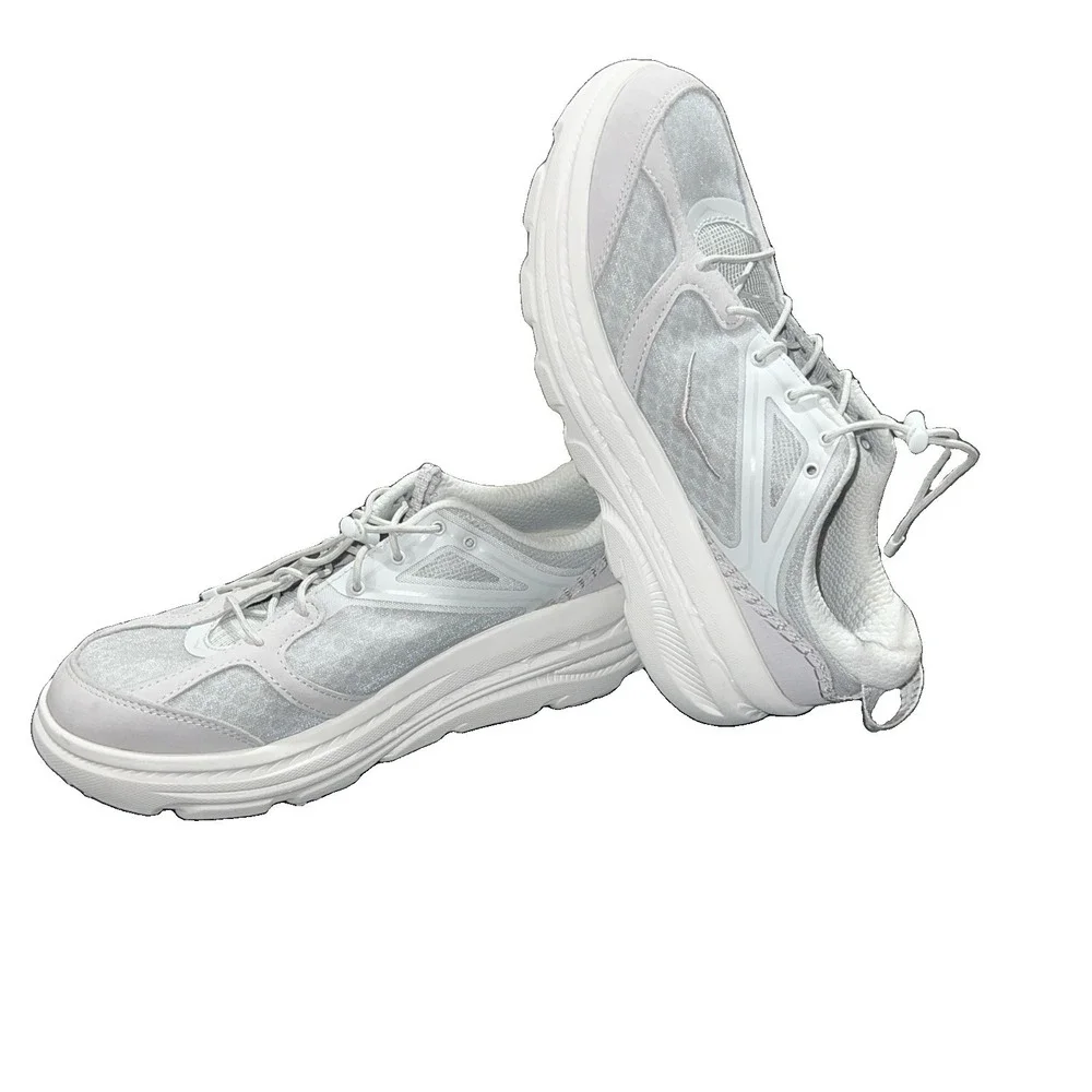 25N30/. Size 12 - Hoka One One HOKA Bondi B3LS Cosmic Grey White Size 12 W. 11 M